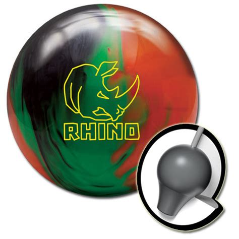 Brunswick Plastic Rhino Hunter Bowling Ball - 123Bowl