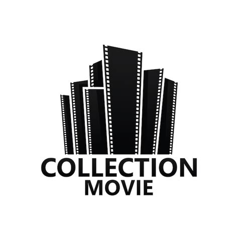 Premium Vector | Movie collection logo template design