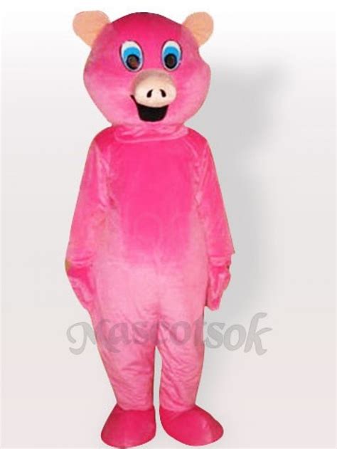 Pink Pig Adult Mascot Costume