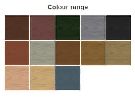 Cuprinol Decking Stain Colour Chart