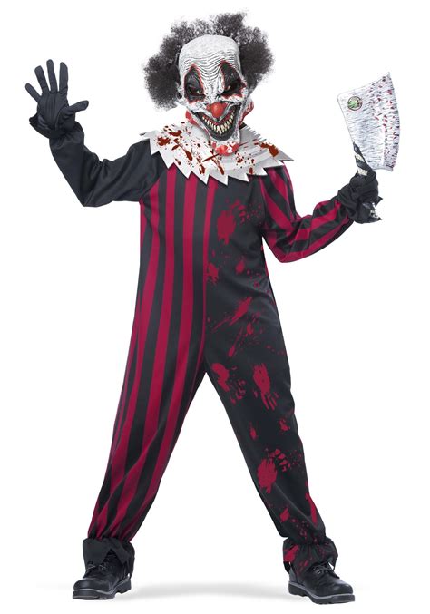 Morph Clown Costume For Kids Psycho 2-Headed Killer Scary Halloween Costumes For Kids Toys Games ...