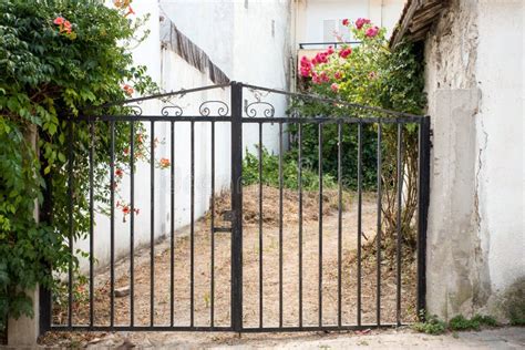 Closed Gate stock photo. Image of outdoor, architecture - 75404648