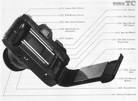 Konica Autoreflex TC instruction manual, konica autoreflex tc mode d ...