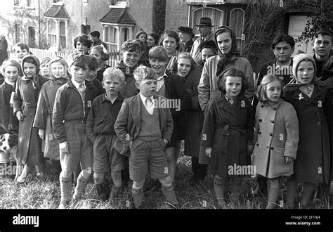 Historical 1950s rural england british Black and White Stock Photos ...