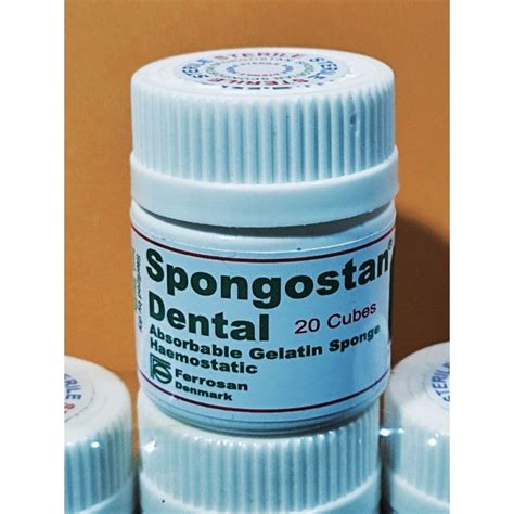 Dental Hemostatic Gelatin Sponge, Spongostan, 20cubes/bot | Lazada PH