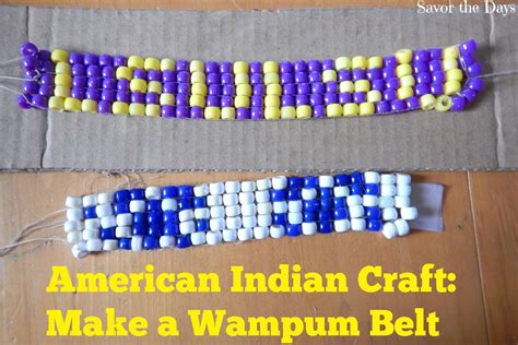 Savor The Days: American Indian Craft: Make a Wampum Belt