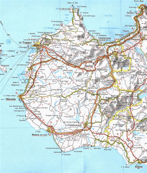 Maps of Trapani (Italy)