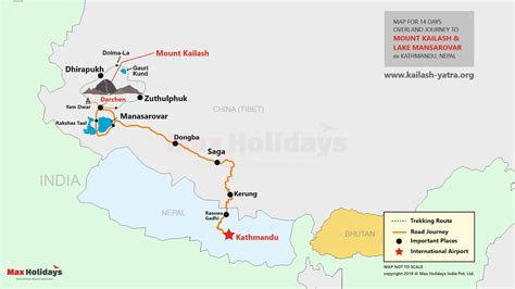 Map Kailash Yatra by Bus | Kailash mansarovar, Map, Route map