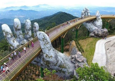 Vietnam's Golden Bridge to China's Hongyagu glass bridge - 8 amazing bridges of the world in ...