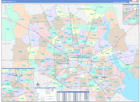 Harris County Boundary Map