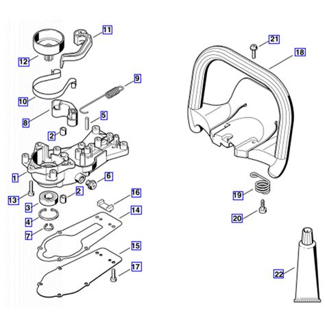 Stihl Hs 45 Hedge Trimmer Parts Diagram