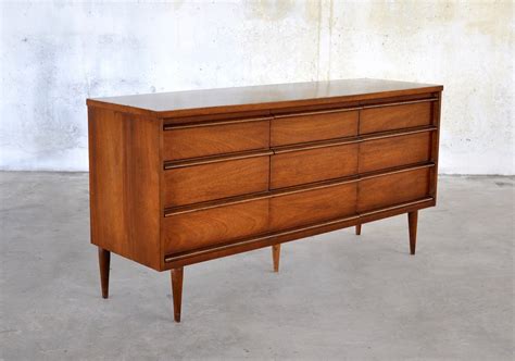 SELECT MODERN: Mid Century Triple Dresser Credenza