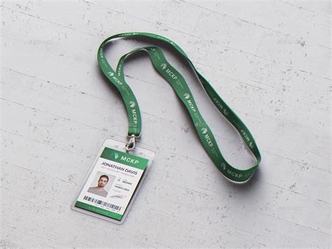 Lanyard / ID Card Holder MockUp, Graphics | GraphicRiver