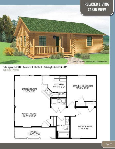 Best house plans cabin woods ideas | Casas estilo cabaña, Planos de casas pequeñas, Casas ...