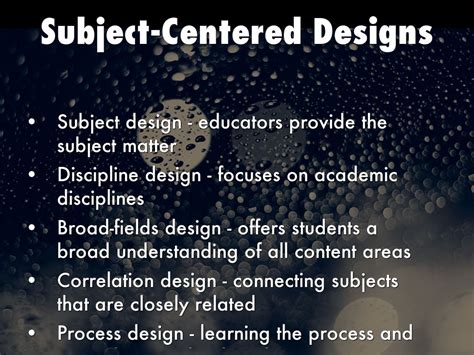 Curriculum Design by Ginean Royal