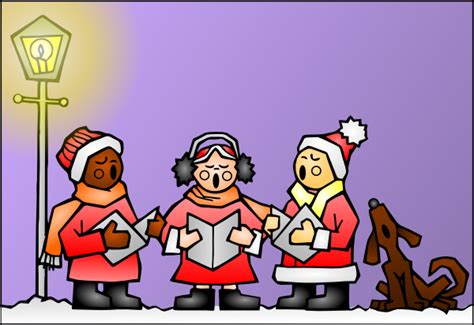 Christmas Carolers Clip Art at Clker.com - vector clip art online ...