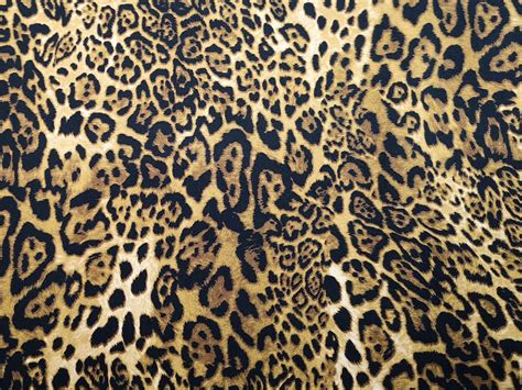 Allover Animal Cotton Print, Leopard