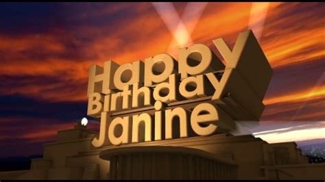 Happy Birthday Janine - YouTube