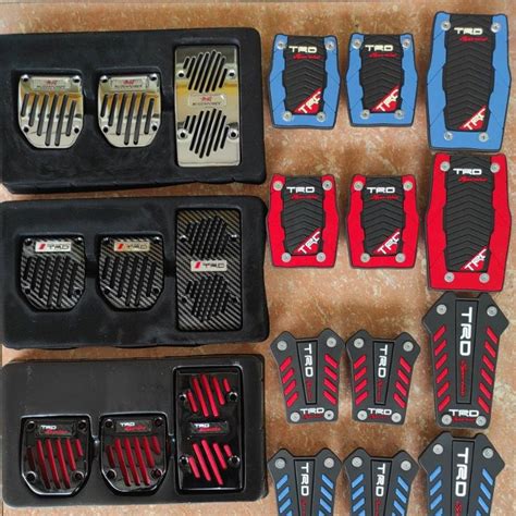 Jual pedal gas pedal pads MOBIL manual TIPE MODEL racing universal trd mugen motif carbon karbon ...