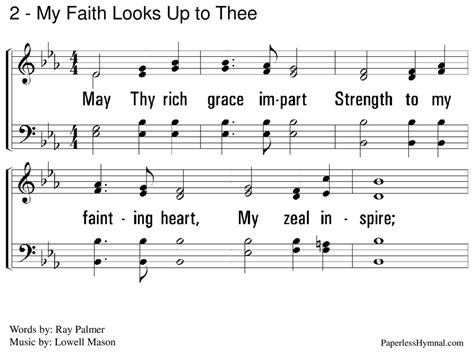 1 - My Faith Looks Up to Thee - ppt download