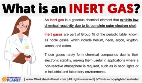 What is an Inert Gas | Definition of Inert Gas