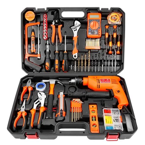 1set hardware toolbox electrical woodworking multifunctional maintenance tool-in Tool Parts from ...