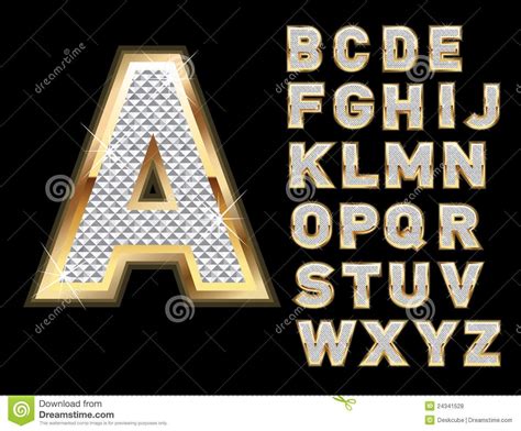 Set of gold and bling letters | Graphic design logo, Marketing logo ...