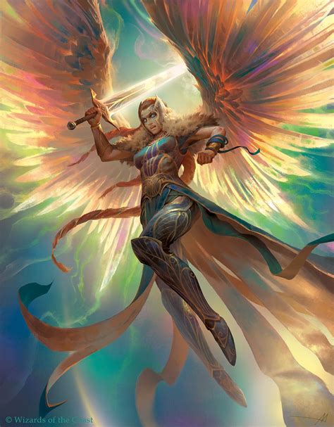 MTG. Angel Warrior, Alexander Mokhov on ArtStation at https://www ...