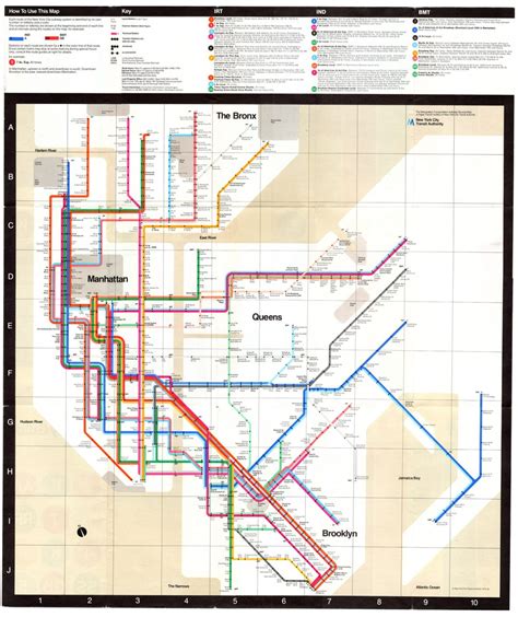 Tales from the Past – The 1972 New York City Subway Map | Purple Rose ...