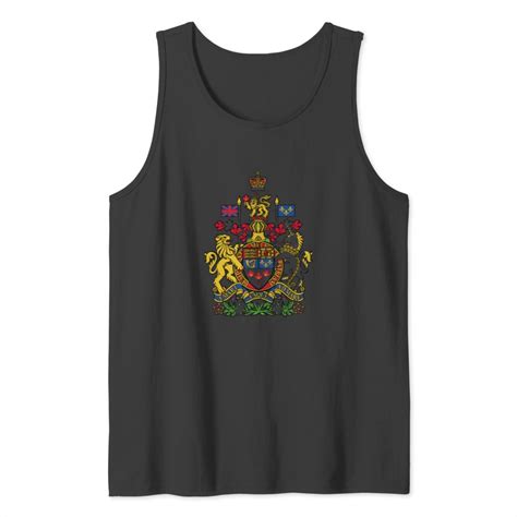 Canada Coat Of Arms A mari usque ad mare Tank Tops sold by SonjaCreamer | SKU 43207717 | Printerval