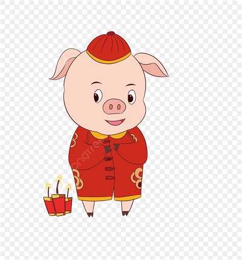 Standing Pig Clipart