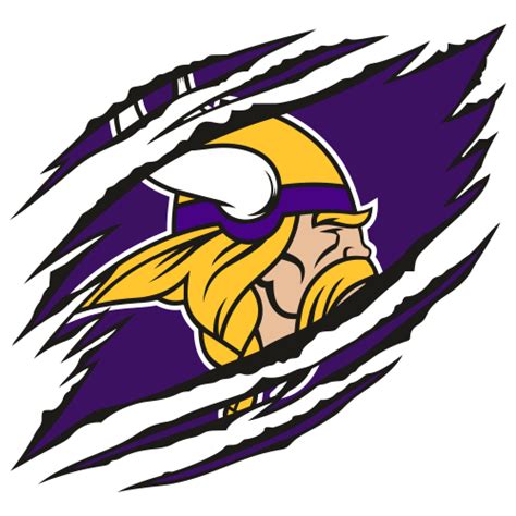 Ripped Minnesota Vikings Logo Svg | Minnesota Vikings Logo Svg | Ripped ...