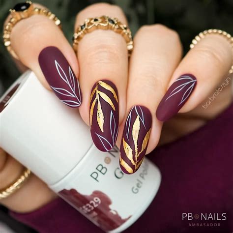 matte-maroon-nail-art - K4 Fashion