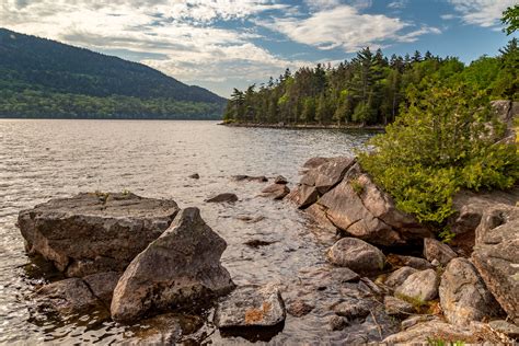 Landscape of Jordan Pond at Acadia National Park, Maine image - Free ...