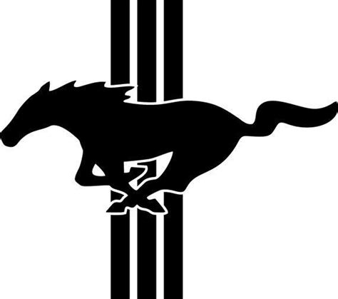 Mustang Car Silhouette at GetDrawings | Free download