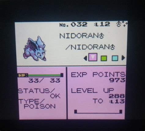 [2] Shiny Nidoran Male appears after only 774 REs in Pokémon Gold! I ...