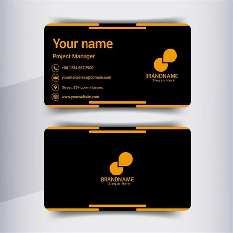 Premium Vector | Minimalist business card design