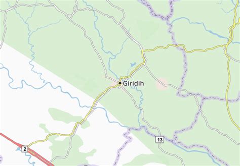 MICHELIN Giridih map - ViaMichelin