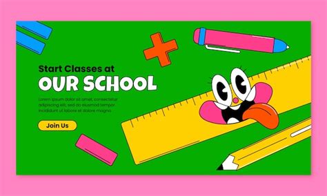 Free Vector | Hand drawn social media promo template for back to school season