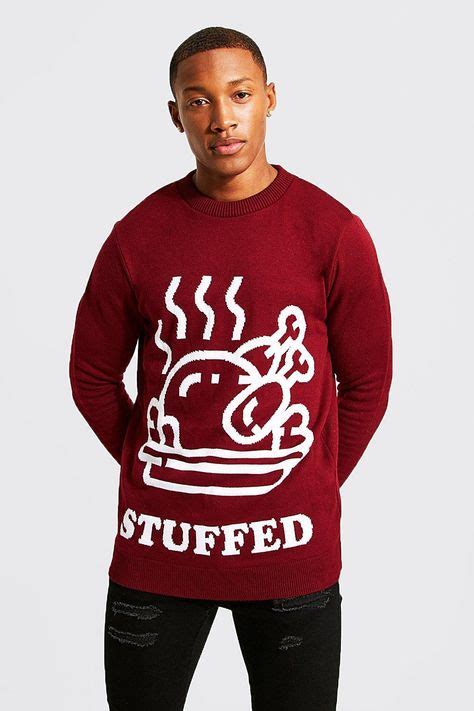 Get stuffed funny Christmas jumper ⋆ Boohoo, Christmas Jumpers, Funny ...