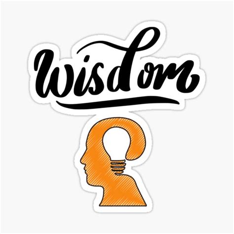 "Wisdom" Sticker for Sale by AliConcept | Redbubble