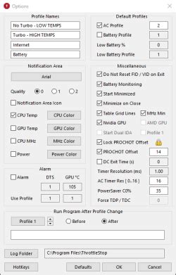 Setting improvements for i7-10750H | TechPowerUp Forums