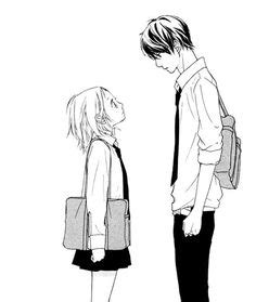 23 Height difference ideas | cute anime couples, manga couple, anime couples