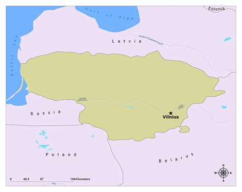 What is the Capital of Lithuania? | Mappr