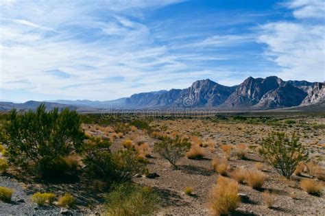 Spring Mountain Range West of Las Vegas Nevada Stock Photo - Image of ...