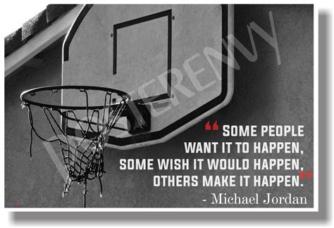 Make It Happen - Michael Jordan - NEW Classroom Motivational POSTER (cm1059)