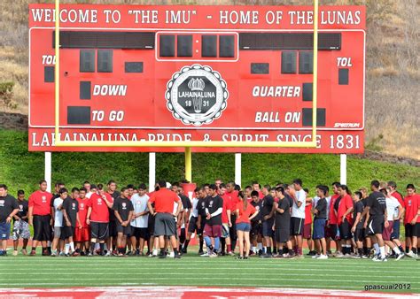 Lahainaluna Sports Shooter: MAUI FOOTBALL COMBINE – June 15, 2012.