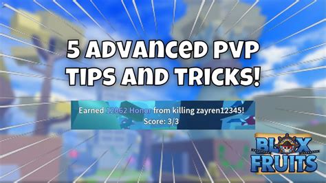 5 Advanced PvP Tips And Tricks | Blox Fruits - YouTube