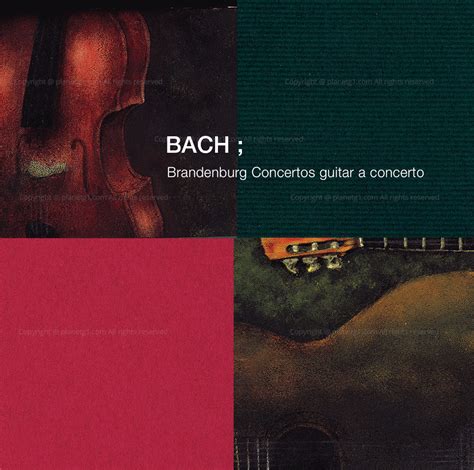 일러스트레이션 : BACH ; Brandenburg Concertos Guitar a Concerto