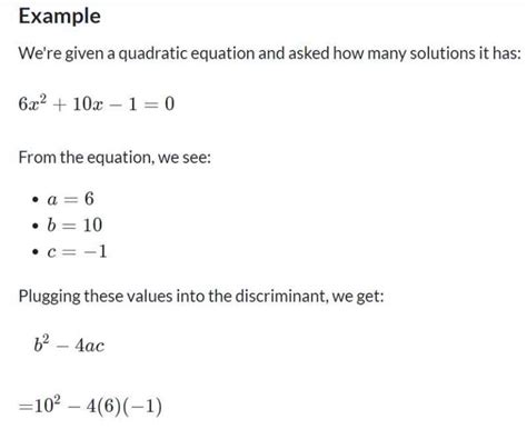 Discriminant Formula ⭐️⭐️⭐️⭐️⭐